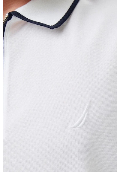 Nautica Erkek Beyaz Regular Fit Polo Yaka T-shirt-14587