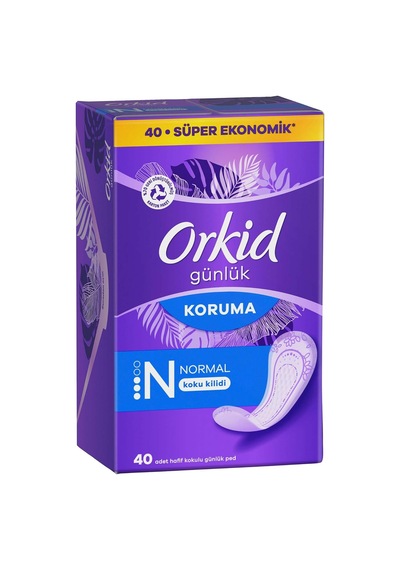 Orkid Günlük Ped Normal Ekonomik Paket 40 Adet Ped Sku: Smg8690010397461