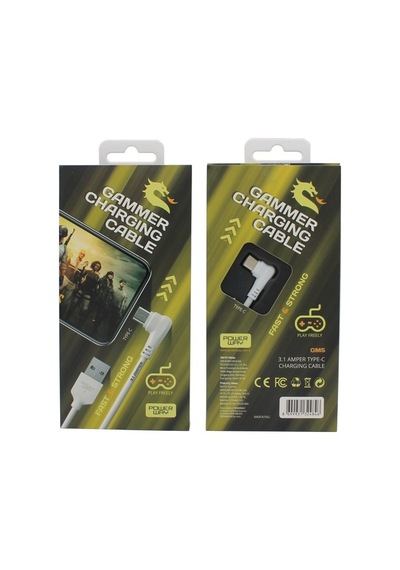 3.1A (Type-C) Usb Örgülü Gaming Oyuncu Kablosu Powerway Gm5 (469006179)