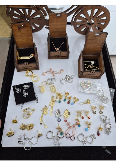 925 Ayar Sallantılı Papatya Küpe.rose.gold.rodaj Papatya Gümüş 76649898