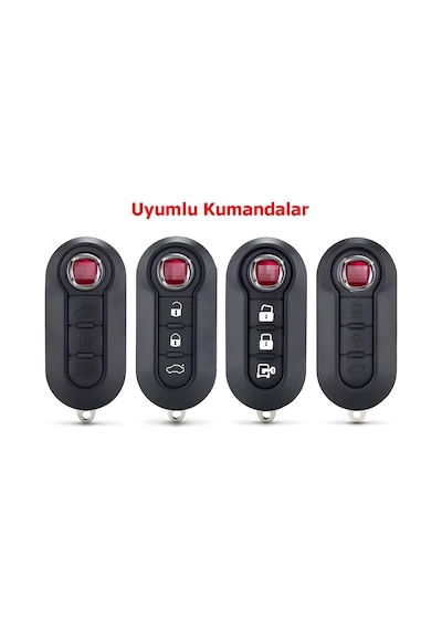 Fiat Doblo Ducato Fiorino Jumper Boxer Uyumlu Silikon Anahtar Kumanda Kılıfı