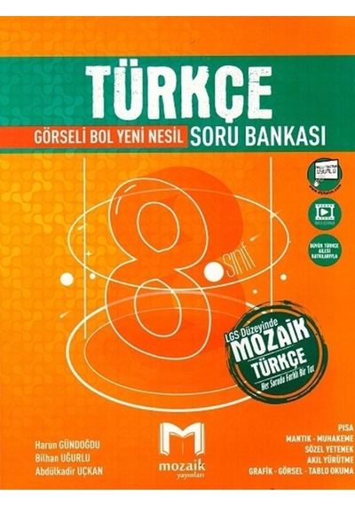 8.sınıf Mozaik Soru Bankası Türkçe