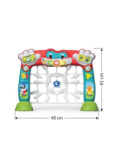 Clemento-ni Sesli Tepki Veren Işıklı 48 Cm Eğlenceli Eğitici Yıkanabilir Toplu Oyuncak Çocuk Kalesi