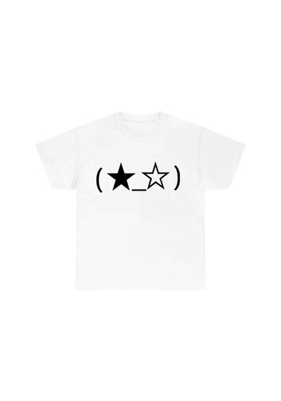 Tarzsokak Beyaz Hiphop Y2k Harajuku Grafik Baskı Punk Streetwear Rock Goth Te