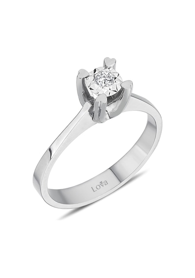 Lova 0,50 Karat Efektli Pırlanta Tektaş Yüzük - 1070092