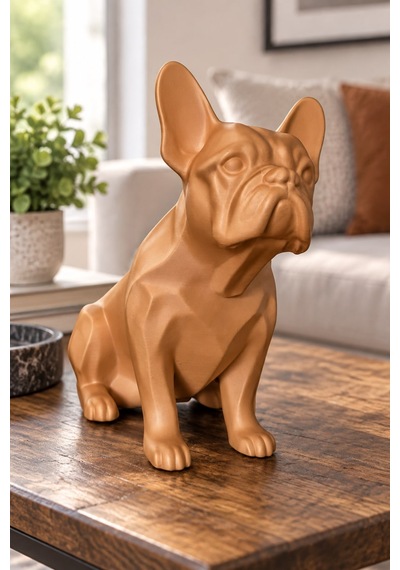 Fransız Bulldog Figürlü Dekoratif Biblo - 19cm 42495836