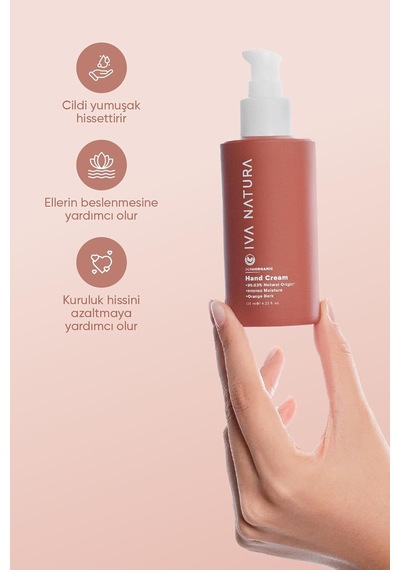 Iva Natura Organik Nemlendirici El Kremi Mandalina Çiçeği Özlü 125 Ml Aloe Vera
