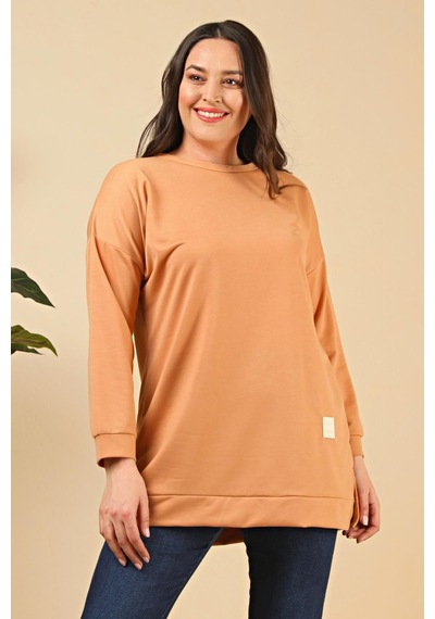 Ferace Kadın Oversize İki İplik Tesettür Tunik 001