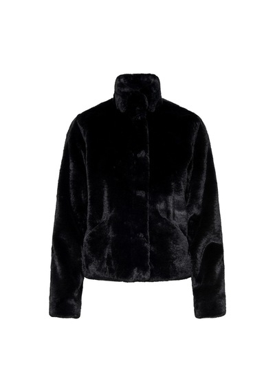 Only Onlnewvıda Faux Fur Jacket Cc Otw Siyah 001