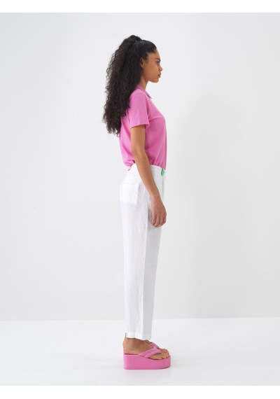 Xint Pembe Pamuk Dokulu Regular Fit Tişört 602334