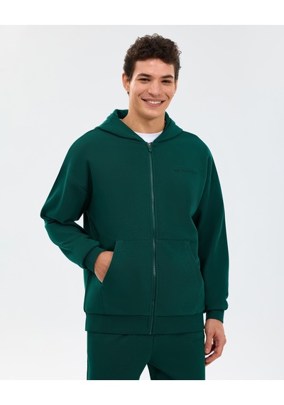 Skechers M Essential Full Zip Hoodie Sweatshirt Erkek Haki Sweatshirt S2610014-4222