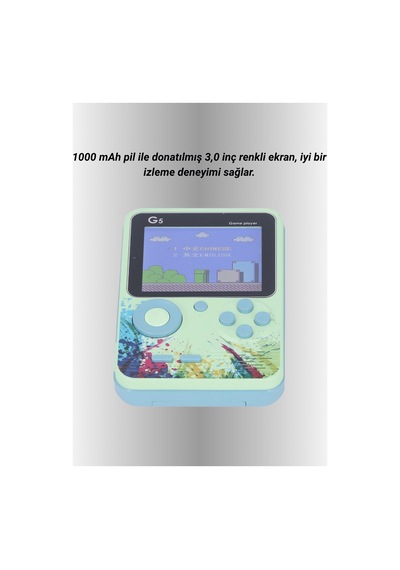 G5 Game Box Retro Mini Oyun Konsolu 500 Dahili Oyun Yeni Nesil Diğer