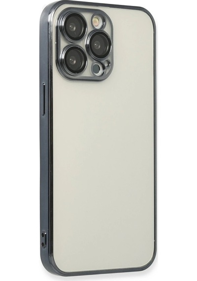Newface - 855 - İphone 13 Pro Kılıf Razer Lensli Silikon - Csmo-tex - - Siyah