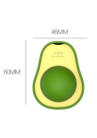 Avokado Model Yapışkanlı Kedi Nanesi Oyuncağı