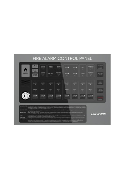 Hıkvısıon Hf-c108 Konvansiyonel Yangın Alarm Kontrol Paneli 8 Zone