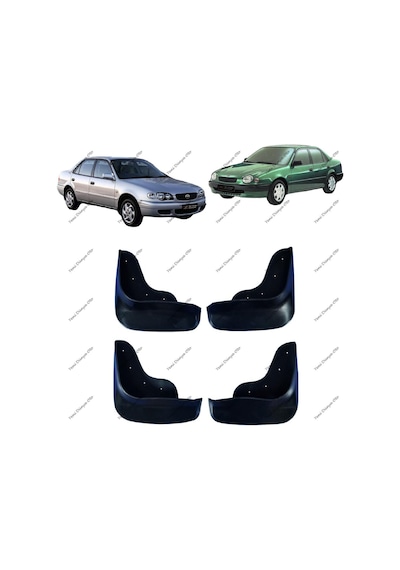 Toyota Uyumlu Corolla 1998-2002 4lü Paçalık Çamurluk Tozluk TYT0KX006