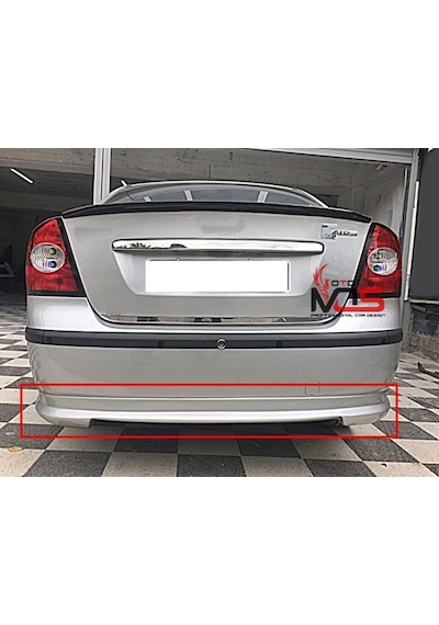 Ford Focus 2 Sedan Arka Tampon Eki Fiberglass Boyasız