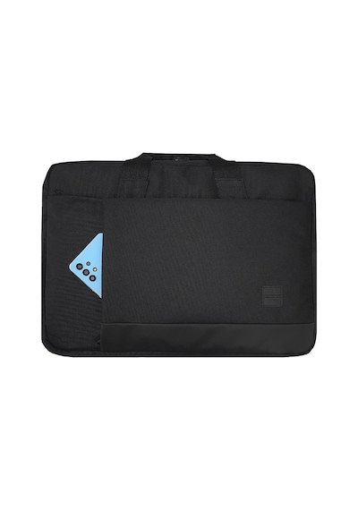 Gbmotion 3 Bölmeli Evrak Laptop El Omuz Çantası 17,3 İnç Siyah