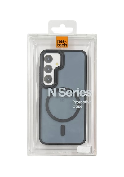 Nettech Samsung Galaxy S25 Plus Uyumlu Mat Renkli Magsafe Arka Koruma Kılıf - Yeşil Yeşil
