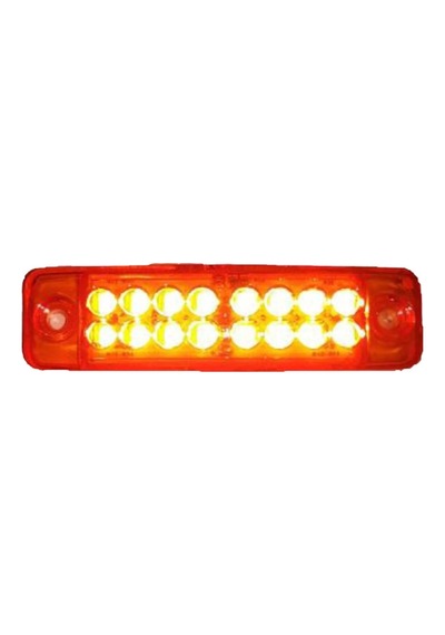 Ahmet Otomotiv 16 Ledli Mercekli Sarı Çkar Lamba 12volt-24volt