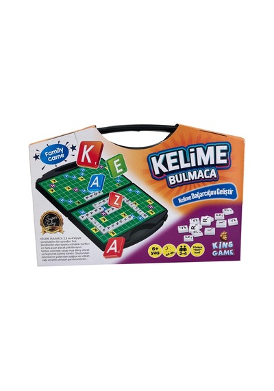 Kelime Bulmaca Aile Oyunu Kelime Dağarcığını Geliştirir 6+ Yaş 2-4 Oyuncu Eğitici Zeka Oyunu