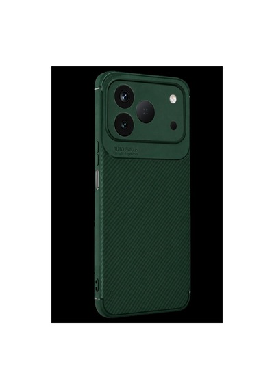 Newface Tecno Spark 50 4g Auto Focus Karbon Kapak - Yeşil