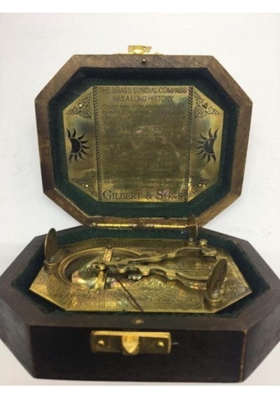 Ahşap Kutulu Pusula