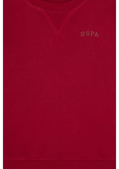 U.s. Polo Assn. Erkek Çocuk Sweatshirt 50313829-vr104 Koyu Frambuaz/dark Raspberry