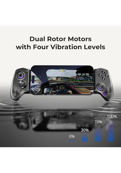 Abxylute S8 Bluetooth Mobil Oyun Kumandası Hall Effect, Switch 1/2, İphone, Android Ve Tablet Uyumlu