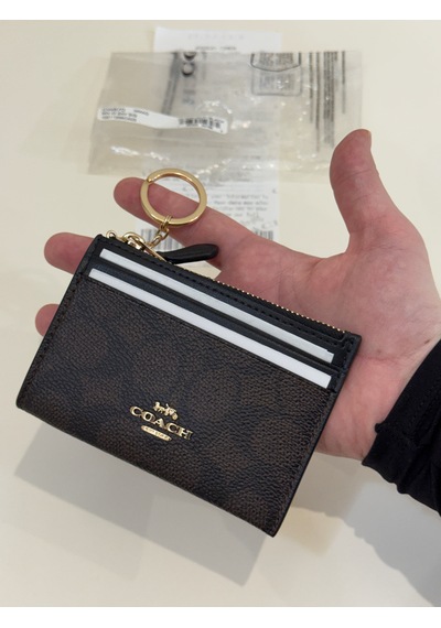 Coach Mini Id Skinny Case Kartlık-cüzdan Acı Kahverengi
