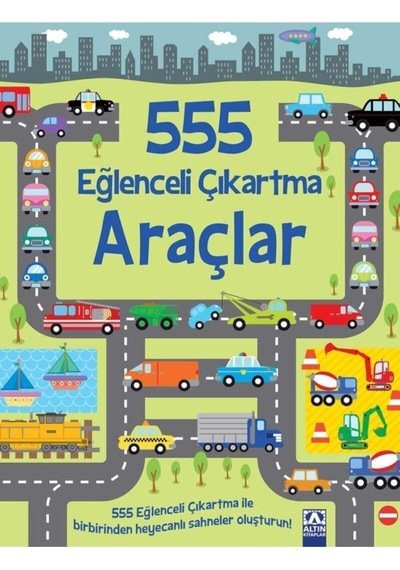 555 Eğlenceli Çıkartma - Araçlar