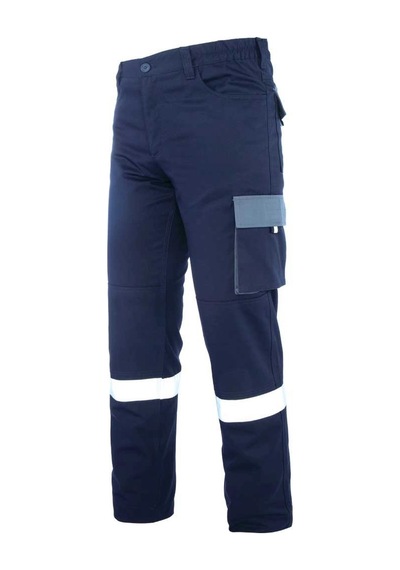 My Form Palmira Plus Harman Kumaş Pantolon-lacıvert Grı Lacivert - Gri