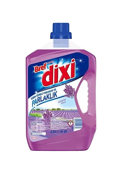 Dixi Lavanta Kokulu Yüzey Temizleyici, 2.5 Litre, 1 X 2500 Ml 1000'li Set