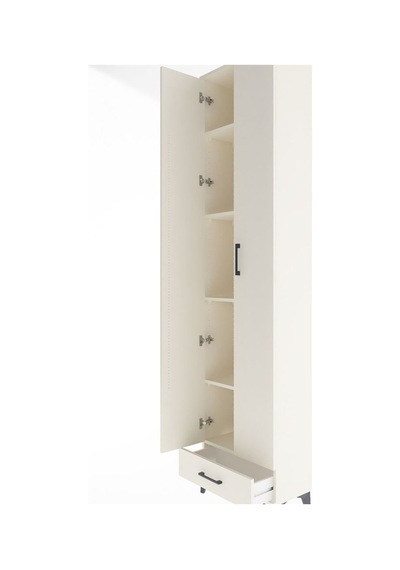 Arges Dolap 5 Raflı Tek Çekmeceli 2 Kapaklı 60x30x243 Aytaşı-aytaşı Aytası