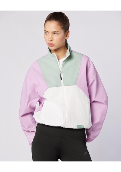 Kappa Andyse Kadın Pembe-beyaz Comfort Yağmurluk