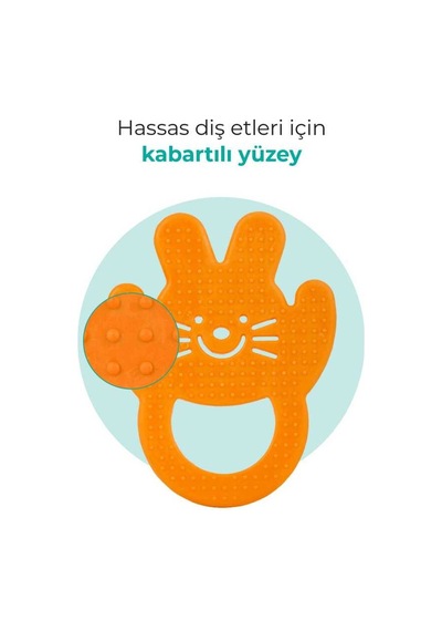 Mamajoo Yumuşak Diş Kaşıyıcı Turuncu Tavşan