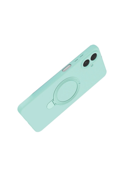 Samsung Uyumlu Galaxy A07 4g Regal Magsafe Standlı Kapak - Su Yeşili Renkli