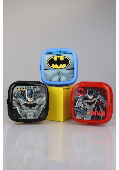 Yeni Sezon Lisanslı Batman Okul Çantası,beslenme Kabı Ve 500 Ml Trıtan Matara Okul Seti Diğer