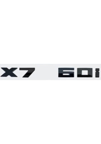 X7 60i Siyah Bagaj Yazısı 3a 3d 3abs