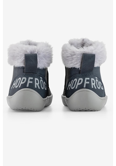 Hopfrög Furry Boots Lacivert Nubuk Barefoot Çocuk Botu Lacivert