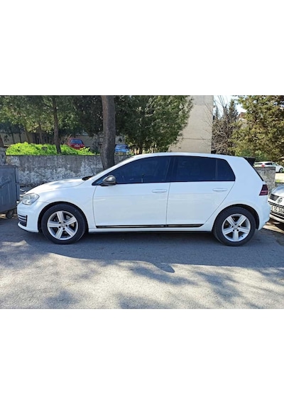 Golf 7-7.5 2013-2020 Içın Uyumlu Kapı Çıtası Titanyum Siyah