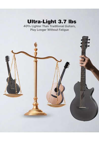 Enya Nova Go Bk Siyah Renk Akustik Gitar
