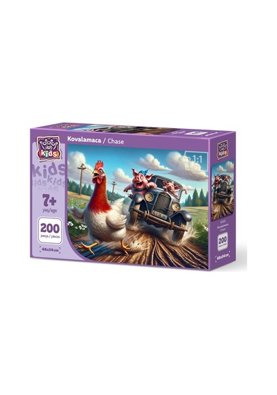 Art Çocuk Kovalamaca 200 Parça Puzzle