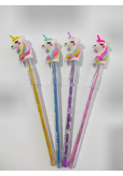 Unicorn Yumurtlayan Kalem Seti 4'Lü
