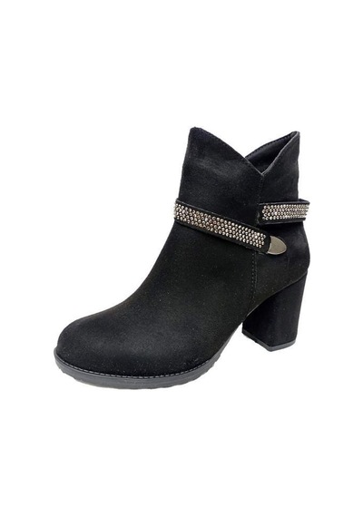 Bianca 153 Süet Trend Fashion Kadın Bot Siyah