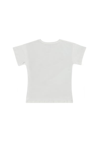Civil Girls Mermaid Baskılı 6-9 Yaş Tişört - Kırık Beyaz 18L87266226S1