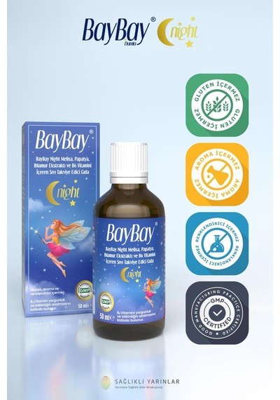 Night Bitkisel Damla B6 Lı 50 Ml