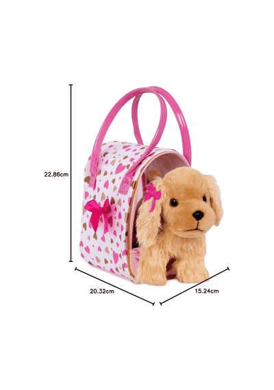 Pucci Pups Gold Ve Kalpli Çanta Çok Renkli