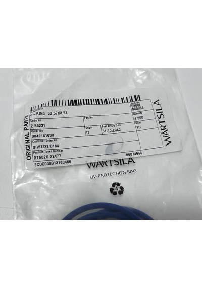 Wartsila Sulzer Rta62u Dizel Makine Conta 53,57x3,53 Mm 4 Adet