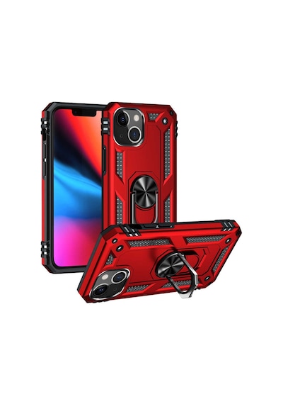 Zeyline Apple Uyumlu iPhone 13 Mini Zore Vega Kapak-kırmızı